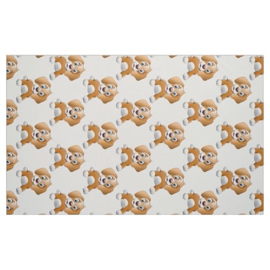 Bruine-hondenrok Stof (Fat Quarter)