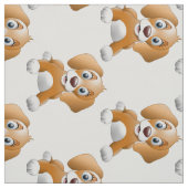 Bruine-hondenrok Stof (Swatch)