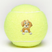 Bruine-hondenrok Tennisballen (Voorkant)