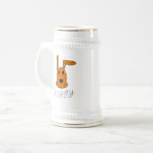 Bruine hondje op bierpul (Voorkant links)