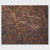 Bruine hooi cadeaupapier (Vlak)