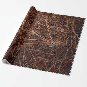 Bruine hooi cadeaupapier