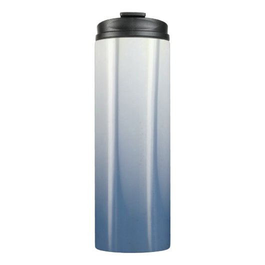 Bruine houten deur van glas thermosbeker (Voorkant)