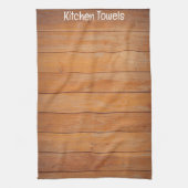 Bruine houten keukenhanddoek (Verticaal)