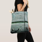 Bruine houten lade tote bag (Dichtbij)