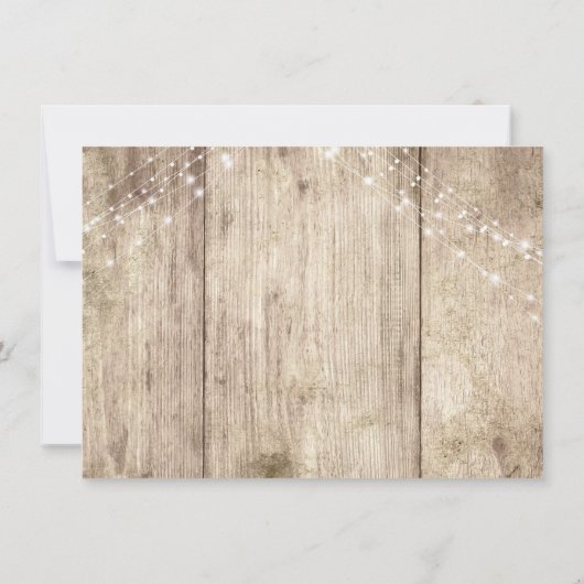 Bruine houten lichten Hier komt het bord van de Br Kaart (Achterkant)