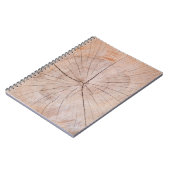 Bruine houten plaat notitieboek (Linkerzijde)