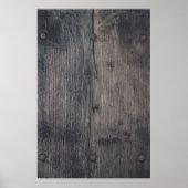 Bruine houten plank poster (Voorkant)