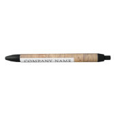 bruine houten planten, bijtende onderneming/evenem zwarte inkt pen (Voorkant)