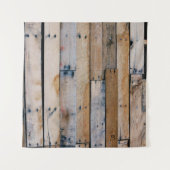 Bruine houten wand wandkleed (Voorkant (horizontaal))