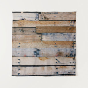 Bruine houten wand wandkleed