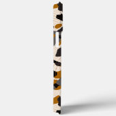 Bruine Houtskool Diagonale Camo met Contourlijnen Case-Mate iPhone Case (Achterkant / Rechts)