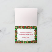 Bruine huid Baby kerst fee Kaart (Binnen)