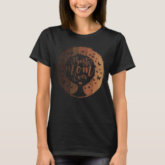 Bruine huid Koningin Melanin Dream Big Queen Natur T-shirt