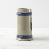 Bruine jasje van wapenstok / bruine familiekust bierpul (Center)