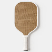Bruine jute pickleball paddle (Achterkant)