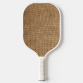 Bruine jute pickleball paddle (Voorkant)