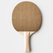 Bruine jute tafeltennisbatje (Voorkant)