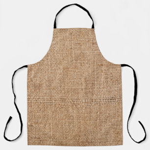 Bruine juten textuur, rustieke zakdoek. schort