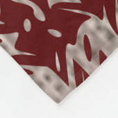 Bruine Karo Fleece Deken (Hoek)