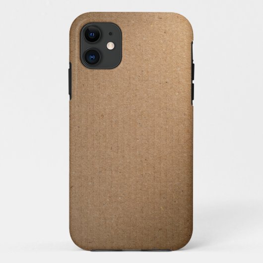 Bruine kartonnen textuur voor achtergrond Case-Mate iPhone case (Achterkant)