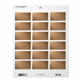 Bruine kartonnen textuur voor achtergrond etiket (Full Sheet)