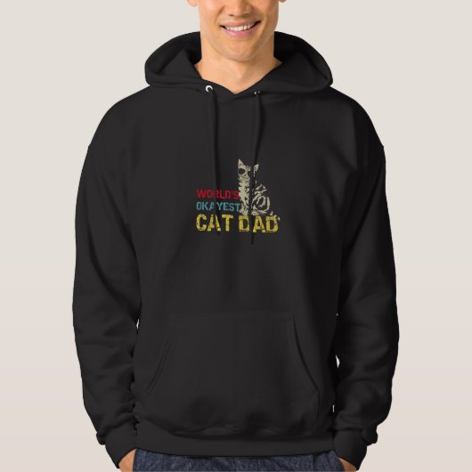 Bruine-Kat-Groene-Ogen Katten 1 Hoodie (Voorkant)
