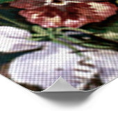 Bruine kat in het Poster van de tuin (Hoek)