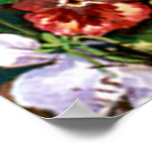 Bruine kat uit het Poster met druppeltjes (Hoek)