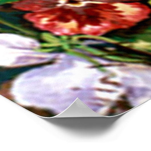 Bruine kat uit het Poster met druppeltjes (Hoek)