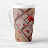 Bruine kersen Chocolade Latte Mok (Linkerhoek)