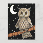  bruine Ketting met halve maan moonsteraar Briefkaart (Voorkant)