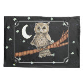 bruine Ketting met halve maan moonsteraar Kussensloop (Achterkant-Links)