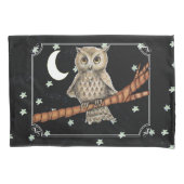 bruine Ketting met halve maan moonsteraar Kussensloop (Voorkant-Links)