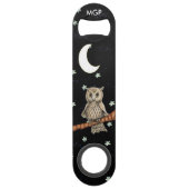  bruine Ketting met halve maan moonsteraar Speed Flessenopener (Voorkant)