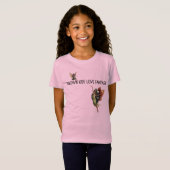 Bruine Kinder liefdesfantasy T-Shirt (Voorkant volledig)