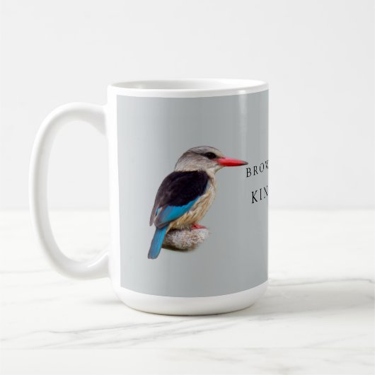 Bruine kingfisher Mok (Links)