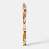 Bruine Kip Ontwerp Personaliseer iPhone 15 Case (Linkerkant)