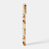 Bruine Kip Ontwerp Personaliseer iPhone 15 Case (Rechterkant)
