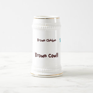 Bruine kippenbruine cow bierpul