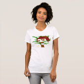 Bruine kippenbruine cow t-shirt (Voorkant volledig)
