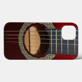Bruine klassieke gitaar Case-Mate iPhone case (Achterkant (horizontaal))