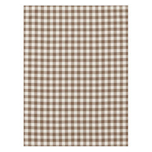 Bruine Klassieke Picknick Gingham Karo Tafelkleed