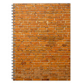 Bruine kleiwandbekleding notitieboek (Voorkant)