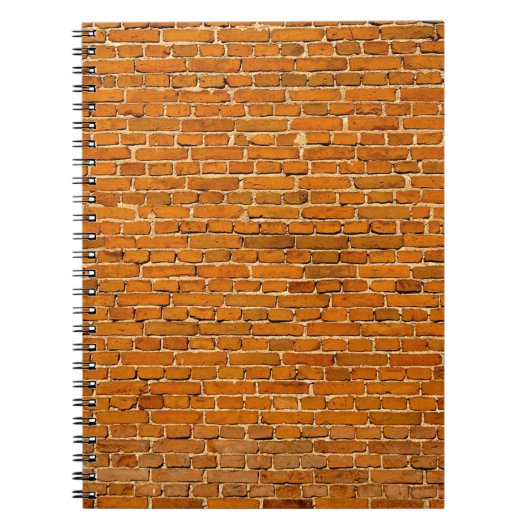 Bruine kleiwandbekleding notitieboek (Voorkant)