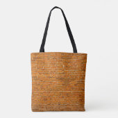 Bruine kleiwandbekleding tote bag (Achterkant)