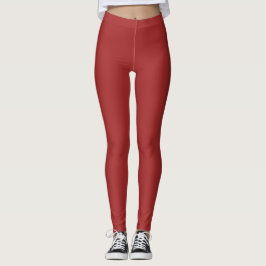 Bruine kleur effen leggings