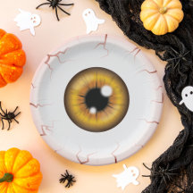 Bruine Kleur Eyeball Halloween Bloeddoorlopen Eyeb