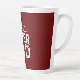 Bruine kleur Super Pa Latte Mok