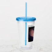 Bruine koe acryl drinkbeker (Rechts)